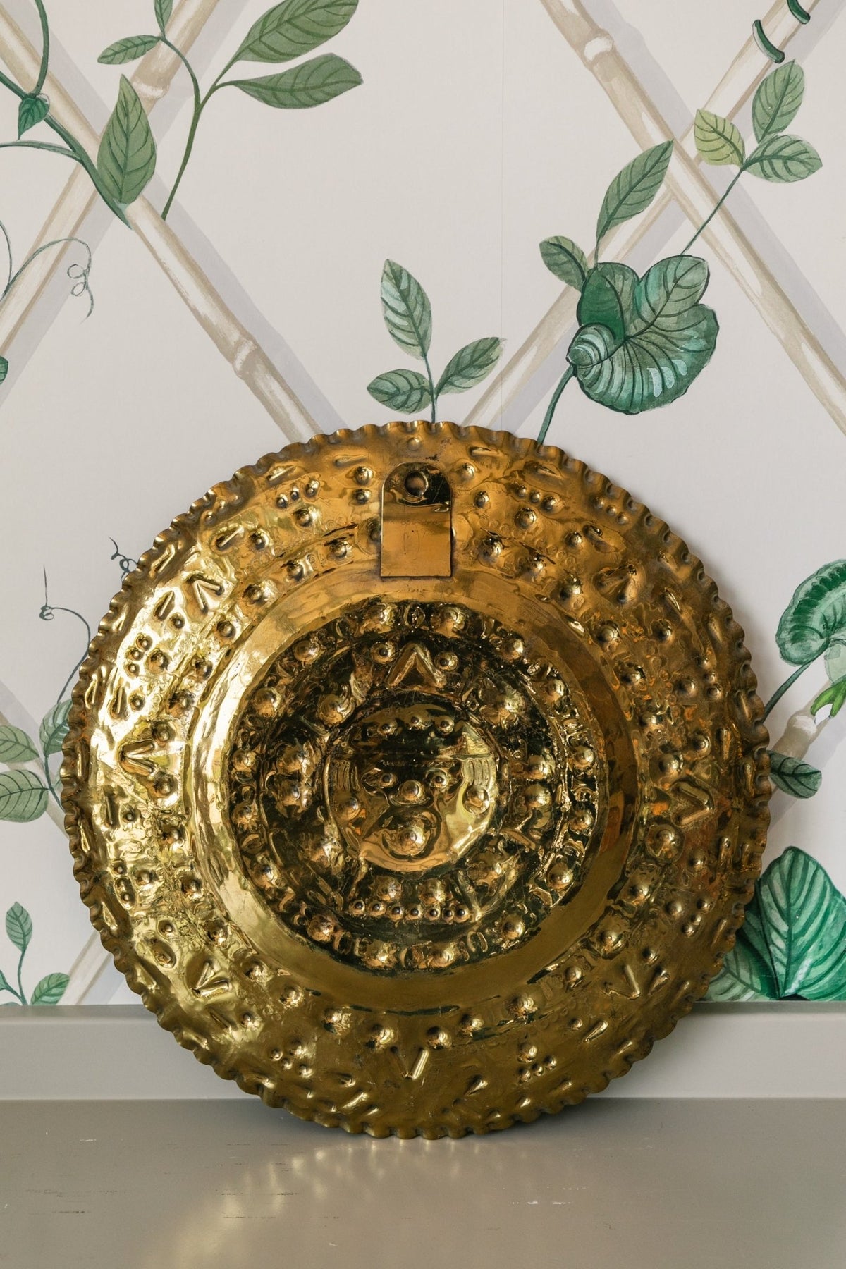 Medium Brass Mayan Calendar Plaque - OAKSTREET SHOPPE