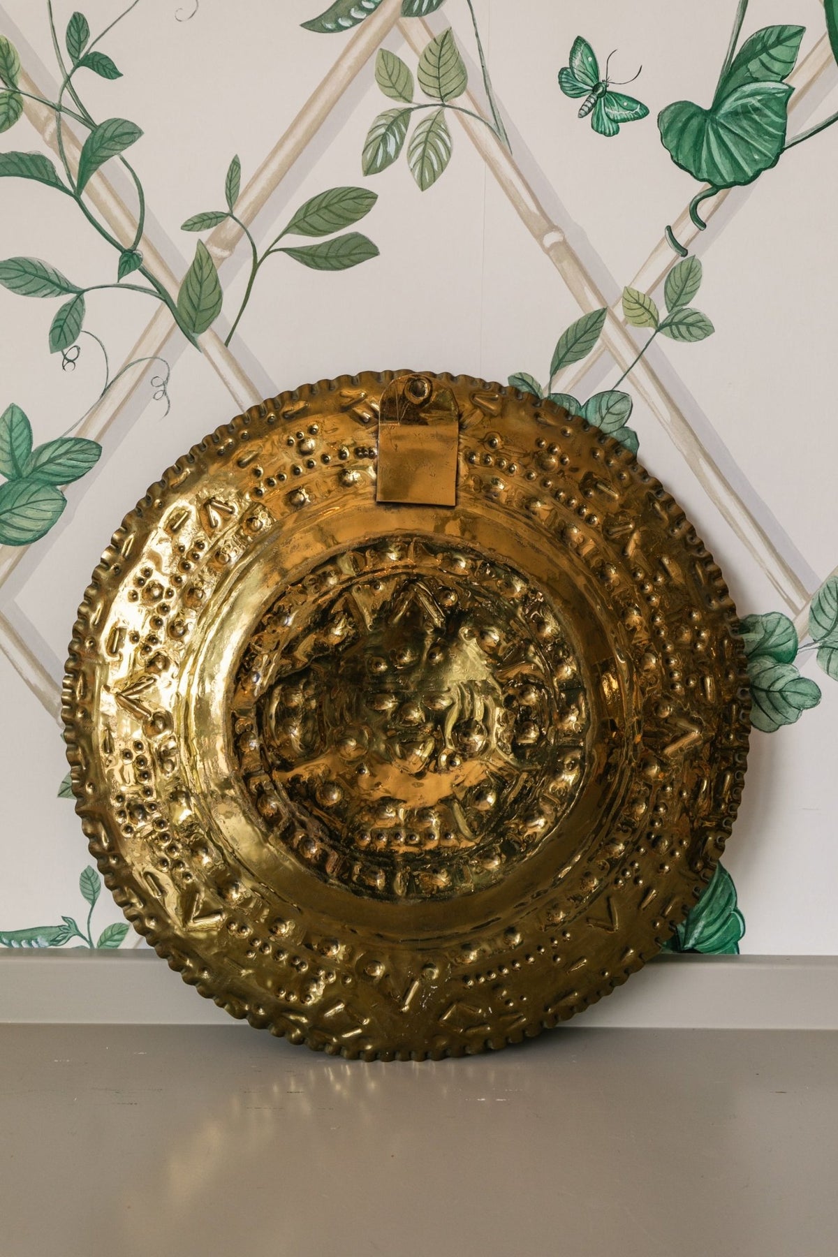 Large Brass Mayan Calendar Plaque - OAKSTREET SHOPPE