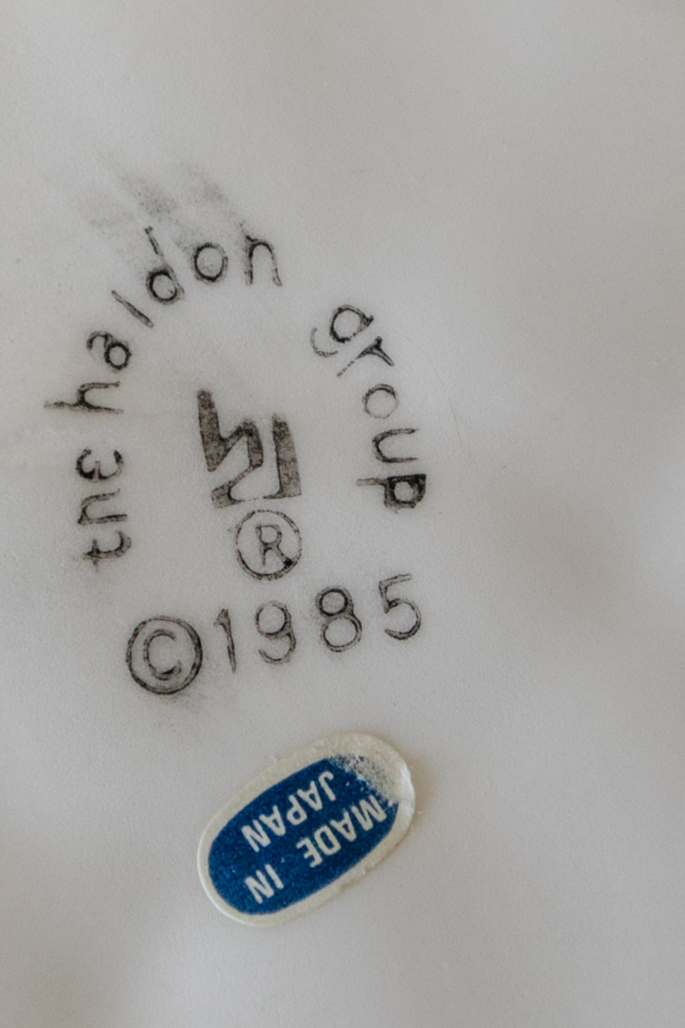 Haldon Group 1985 Bow Plate