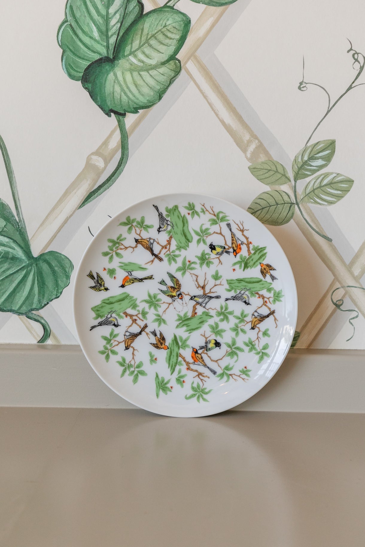 Sakowitz Fitz Floyd Bird Plate
