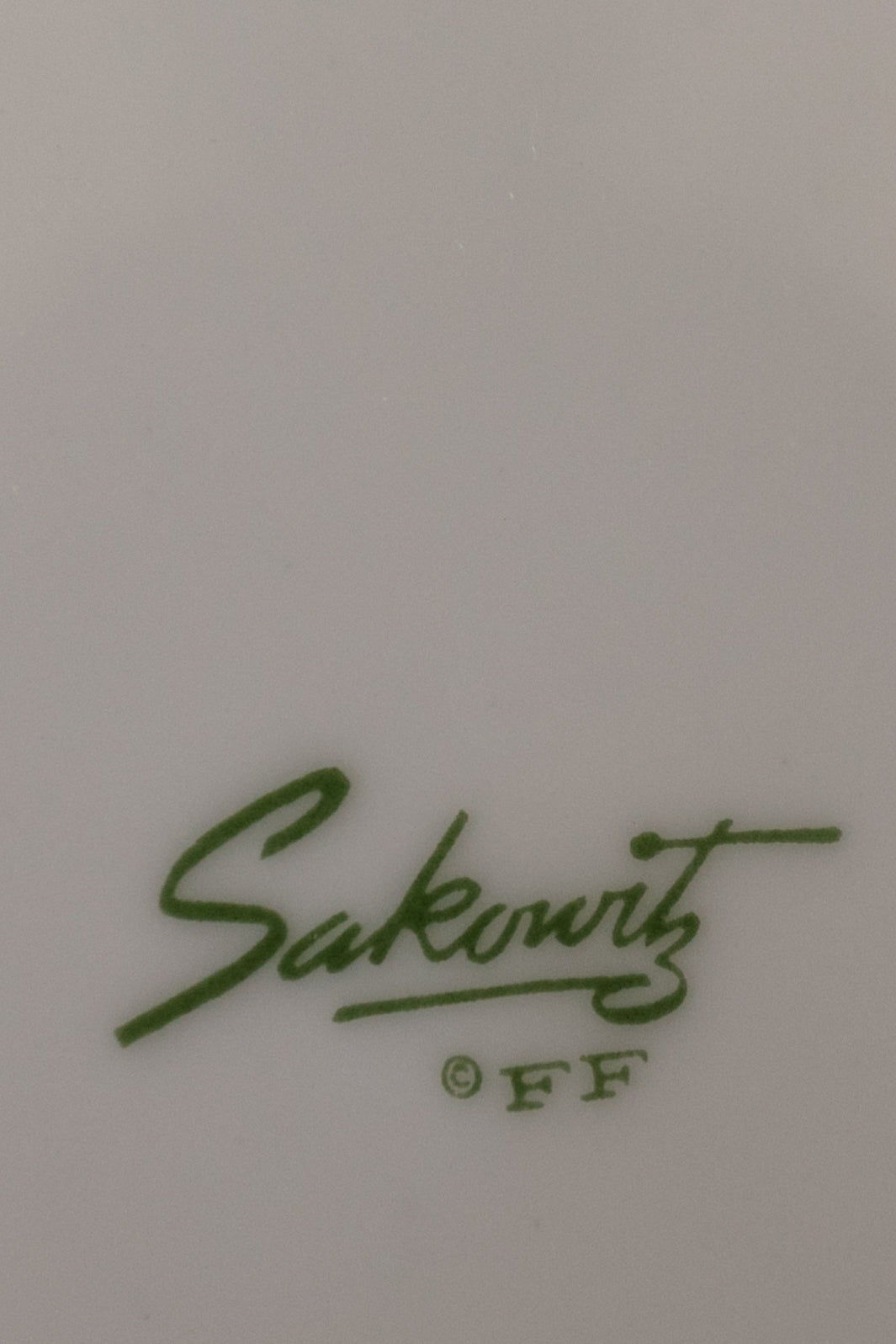 Sakowitz Fitz Floyd Bird Plate