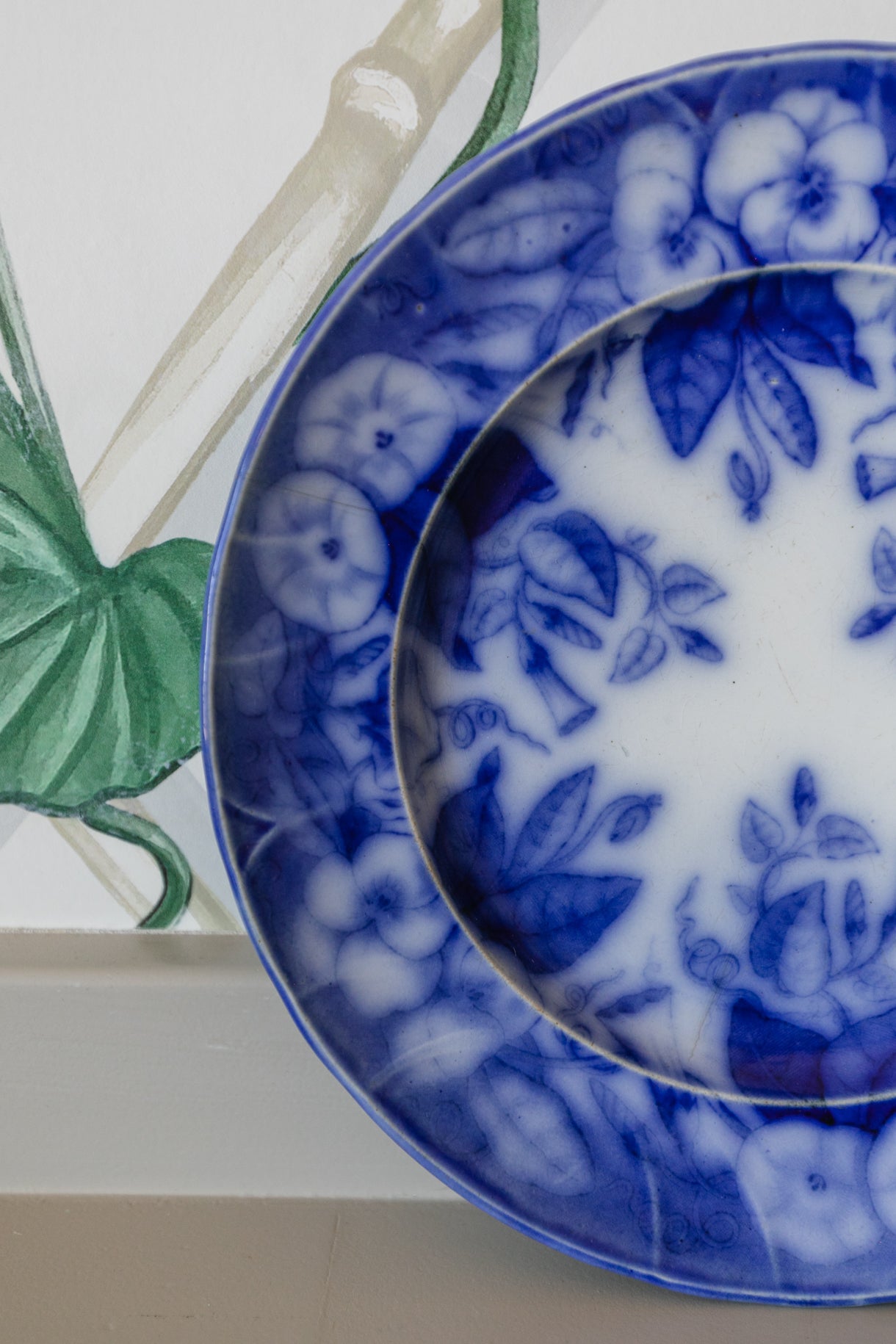 Bordeaux Flow Blue Dish (Rare)