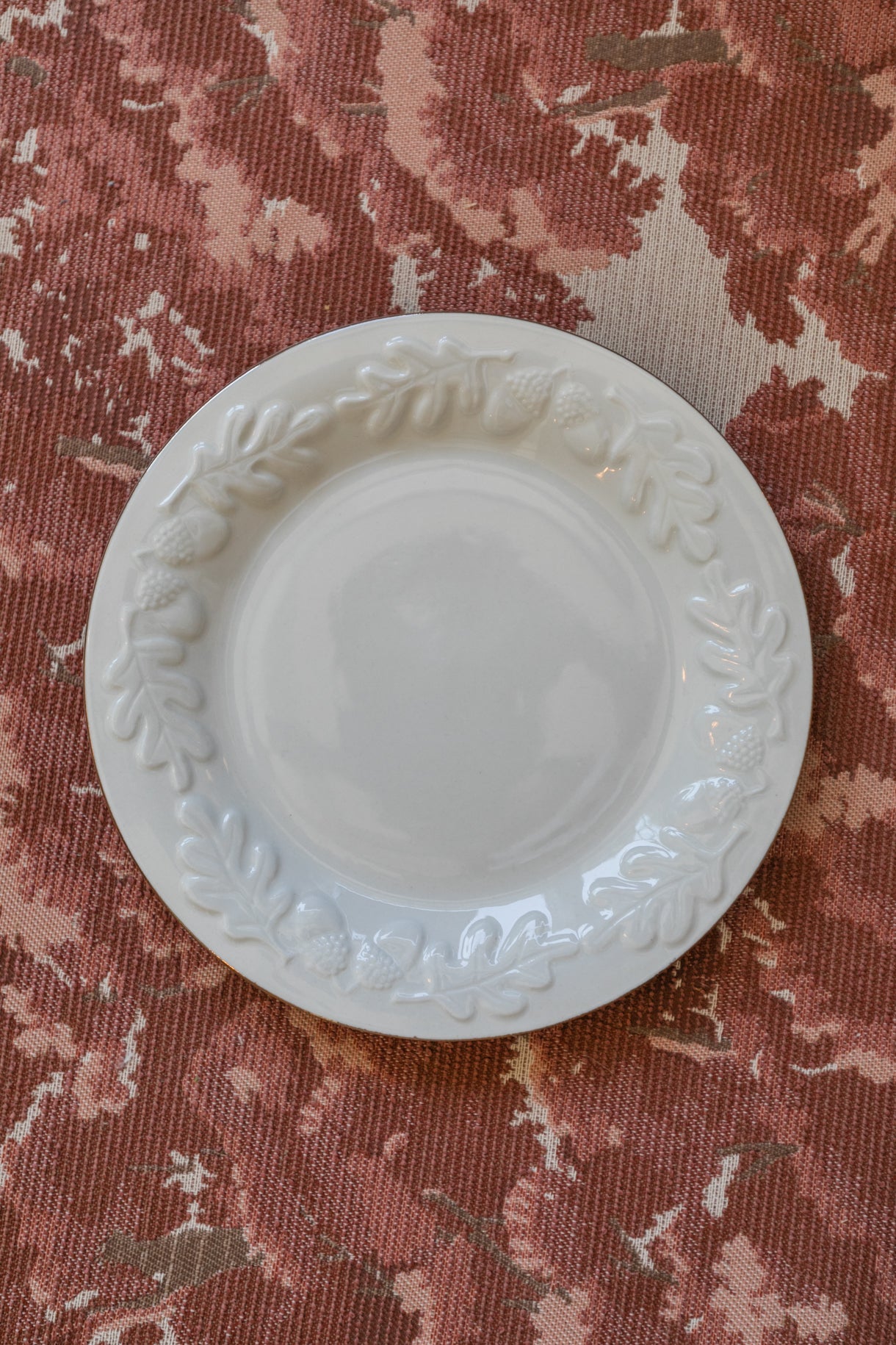 White Oakleaf Butter Dishes
