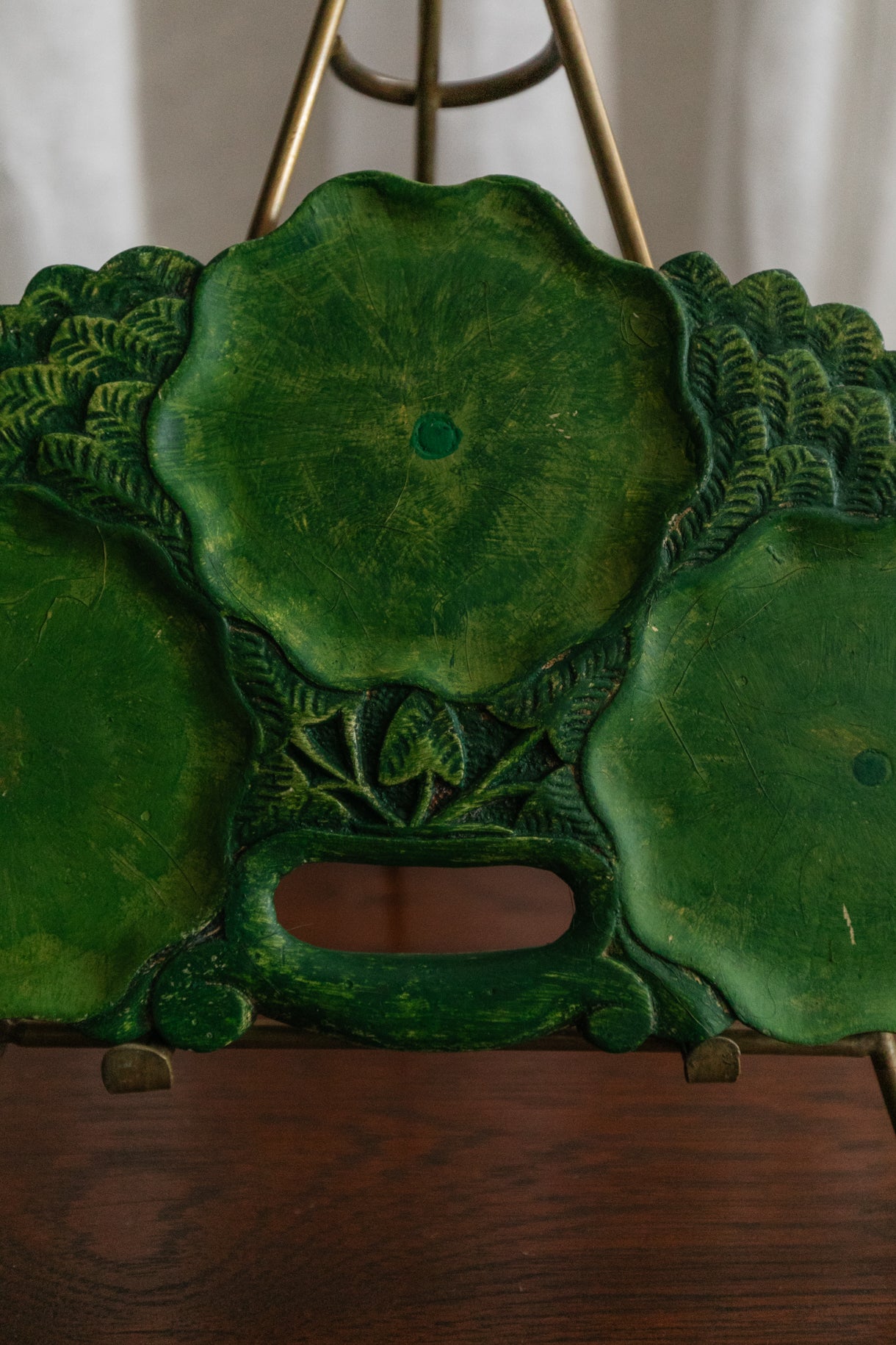Green Clover Decorative Plaque