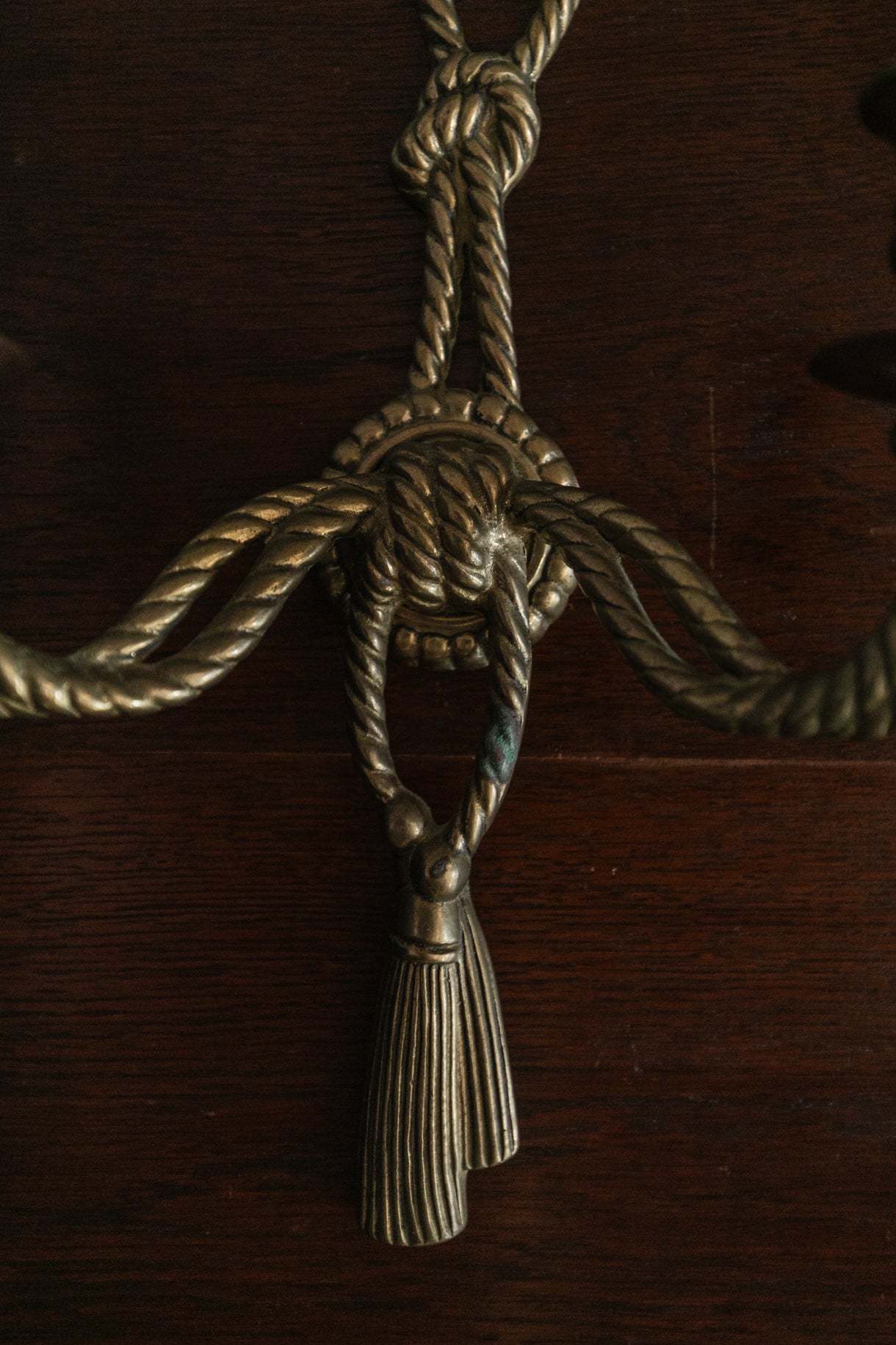 Brass Double Candle Wall Sconce
