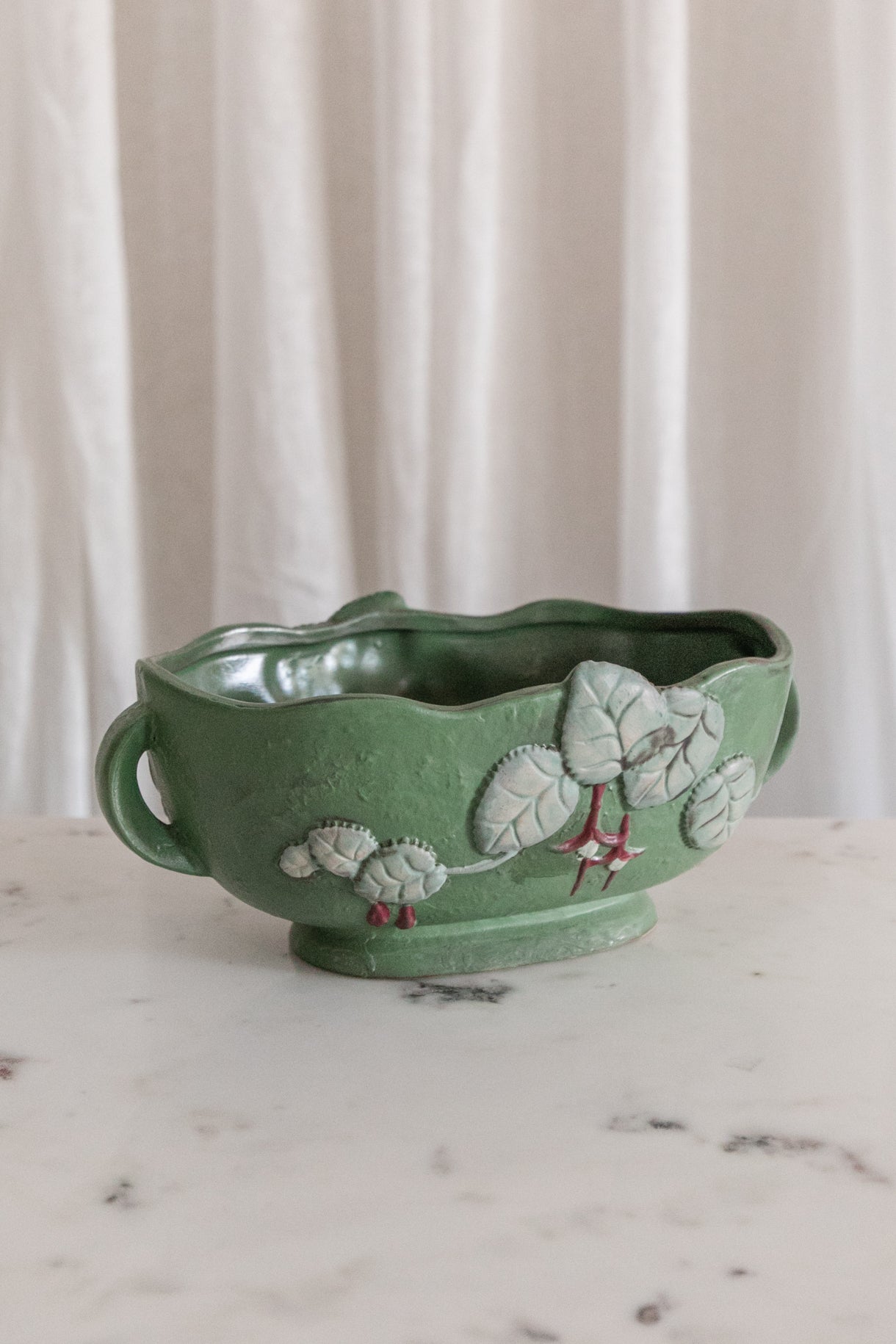 Green Roseville Pottery