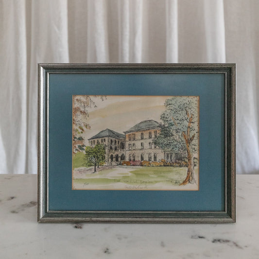Italianate House Watercolor