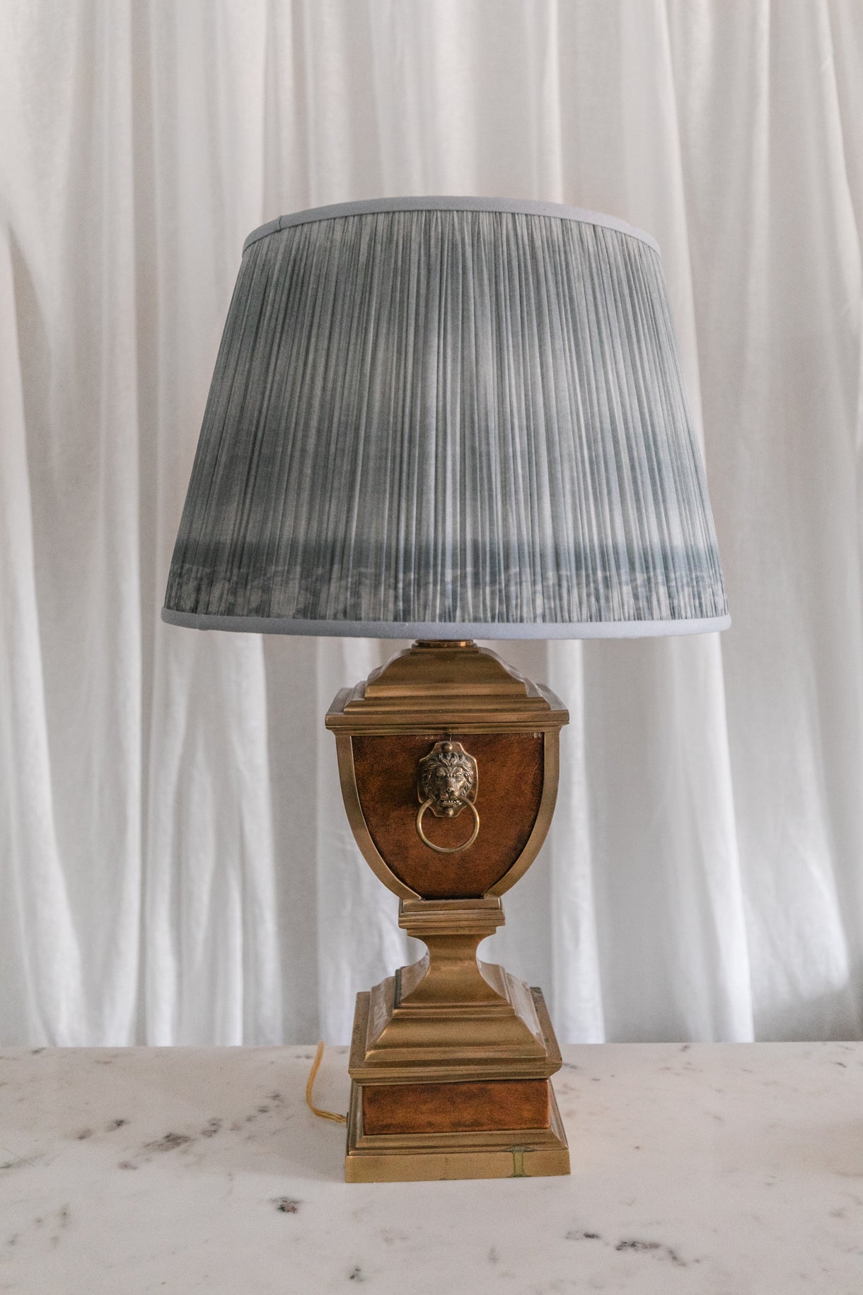 Lion Handles Lamp