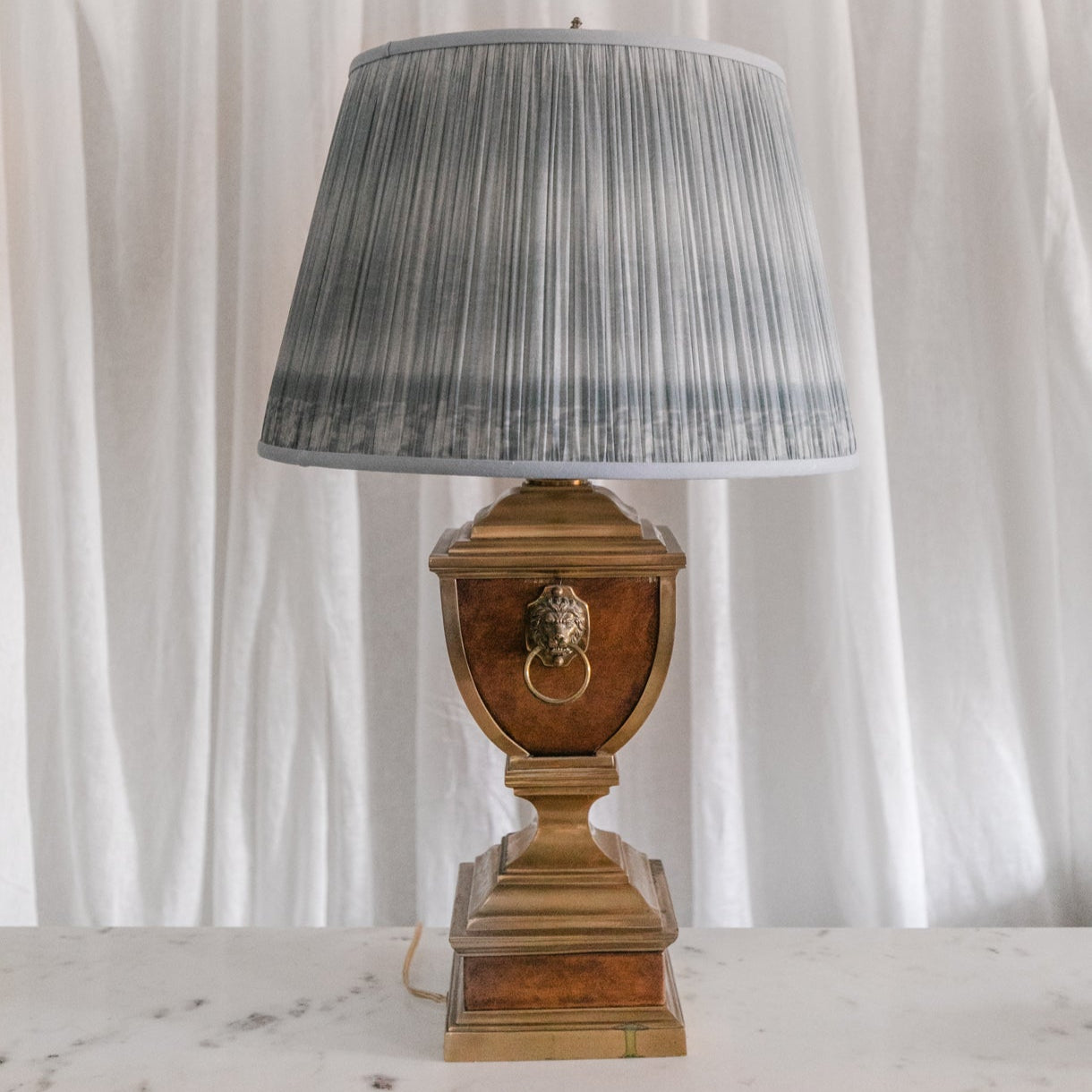 Lion Handles Lamp
