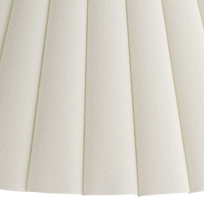 Antique White Pleated Shade, 20"