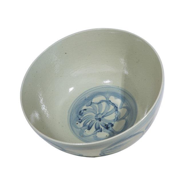 Light Blue Sea Flower Bowl