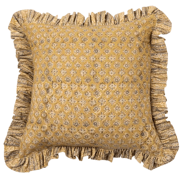 Positano Ruffle Pillow - OAKSTREET SHOPPE