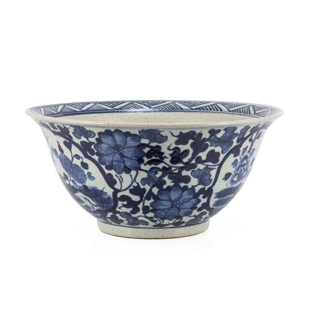 Dynasty Floral Medallion Bowl - OAKSTREET SHOPPE