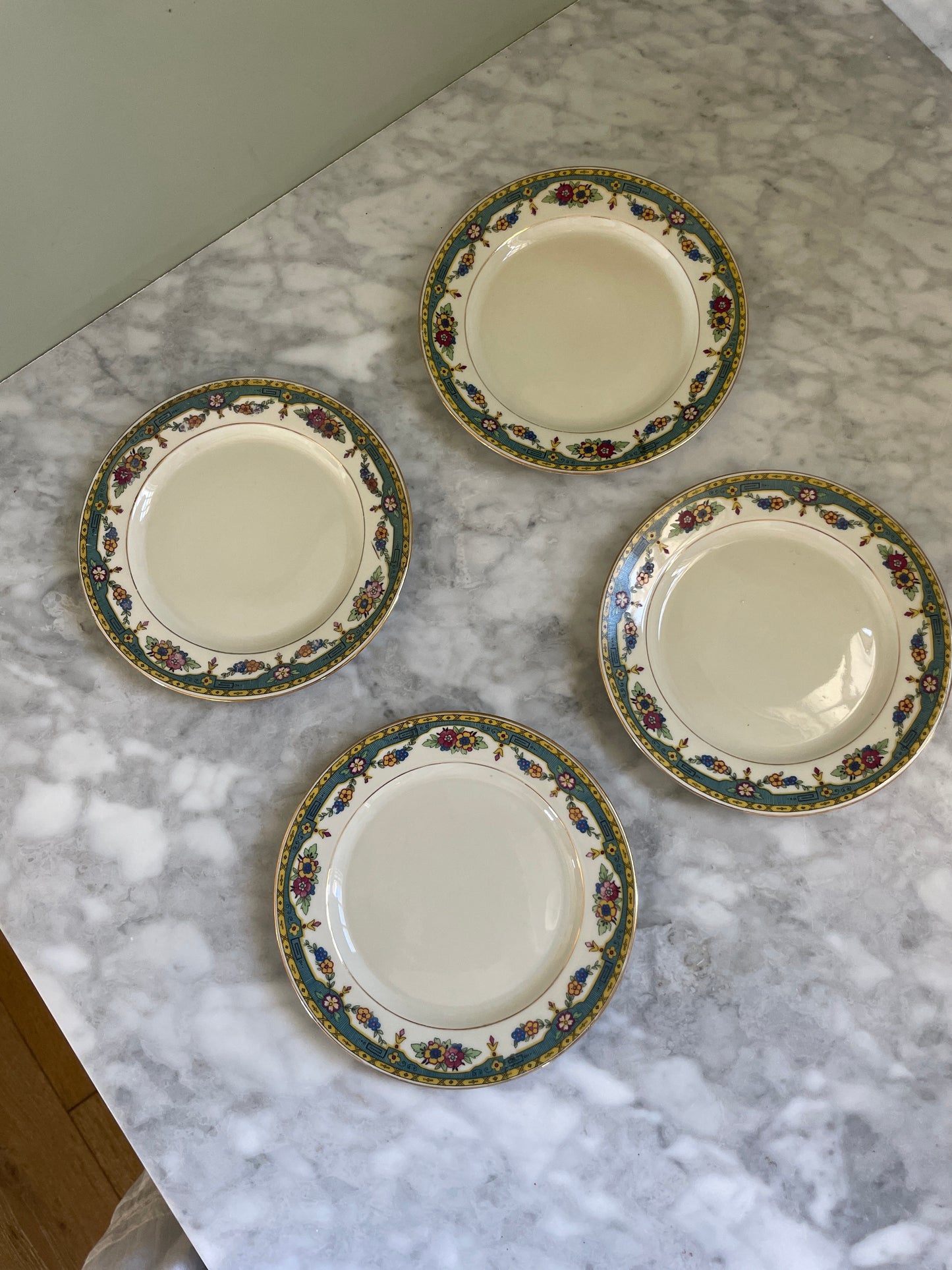 Petite Floral China Plate (4 available)