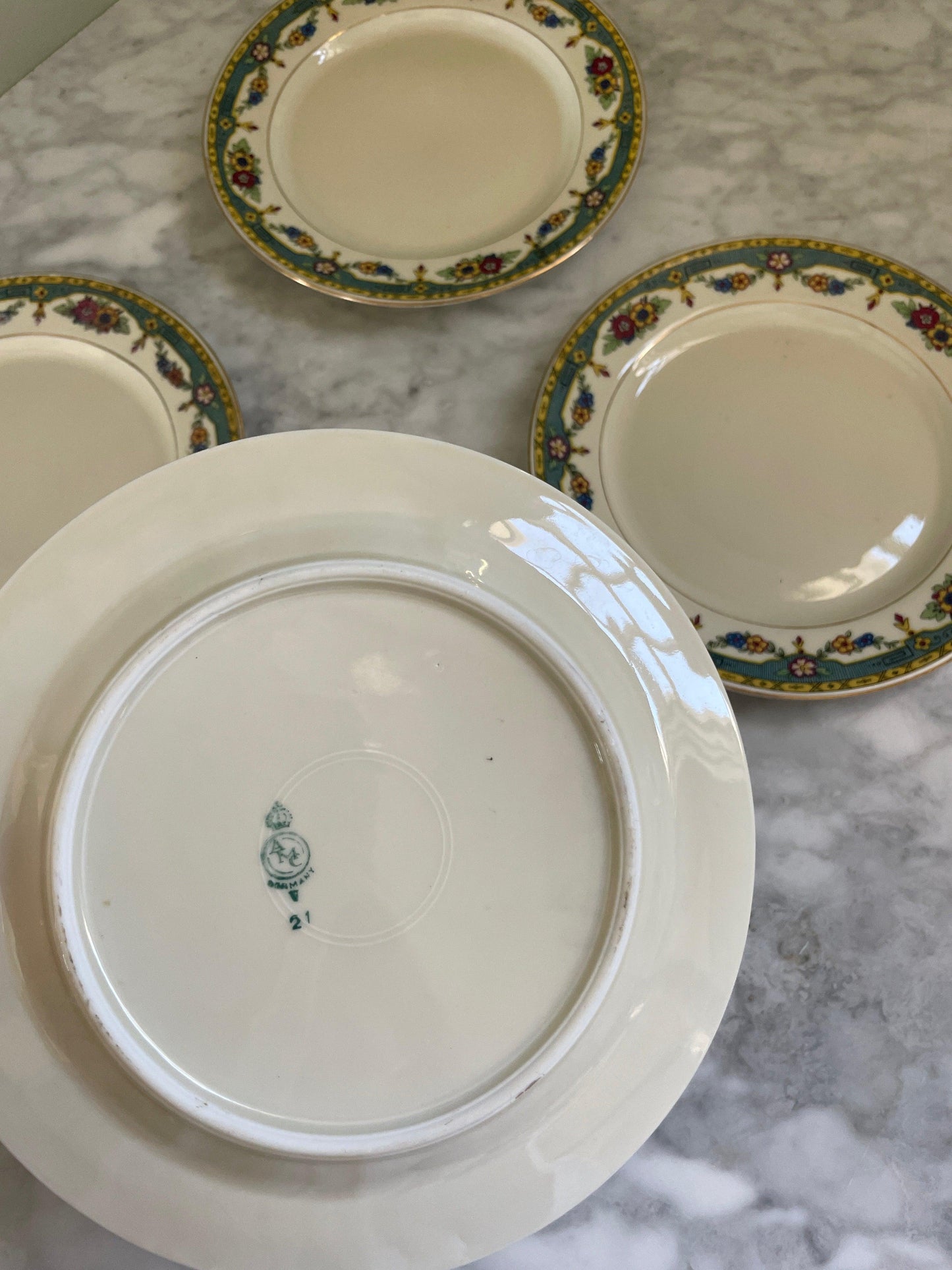 Petite Floral China Plate (4 available)
