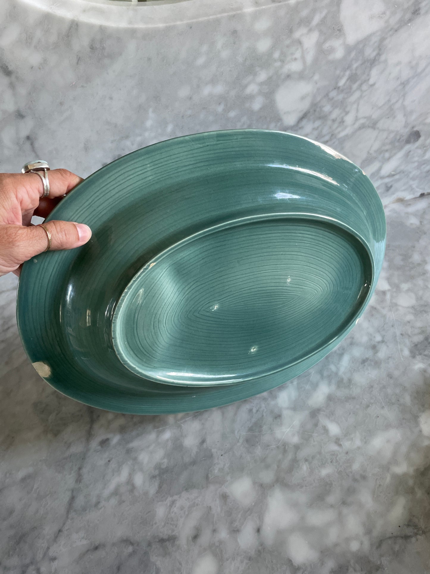 Large Green Platter