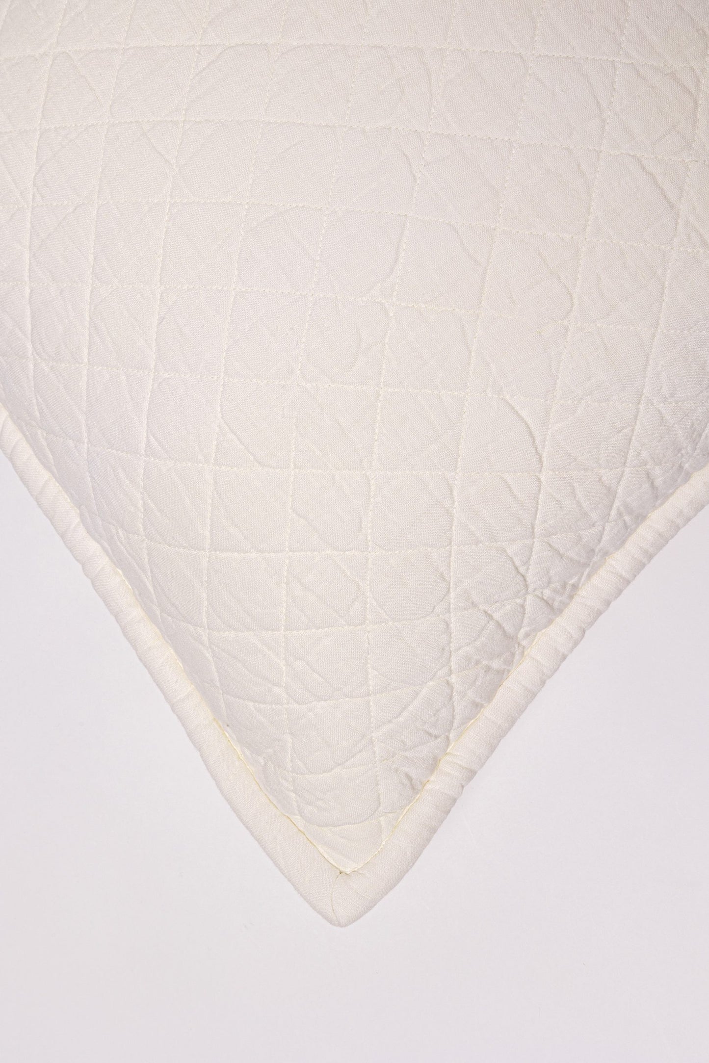 Quilted Linen Bedding Collection, Ivory