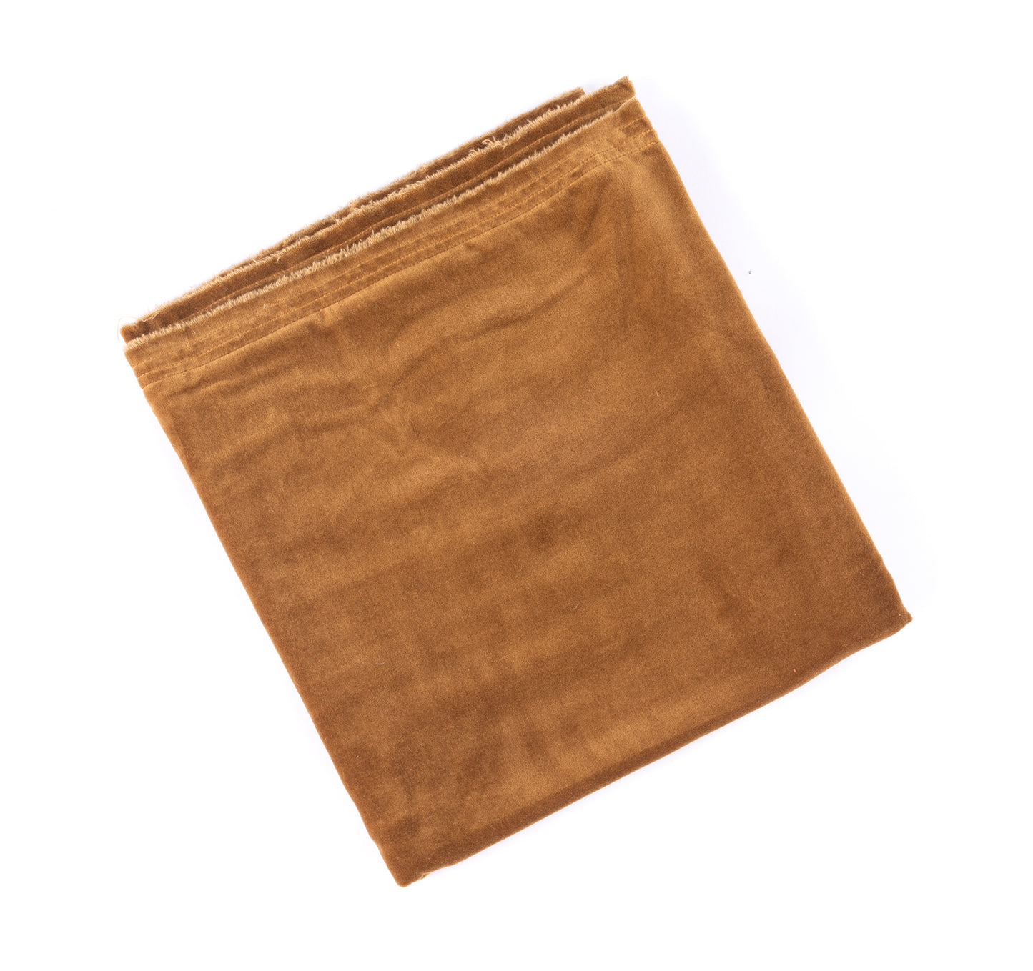 Raw Edge Velvet Bedding Collection, Ochre