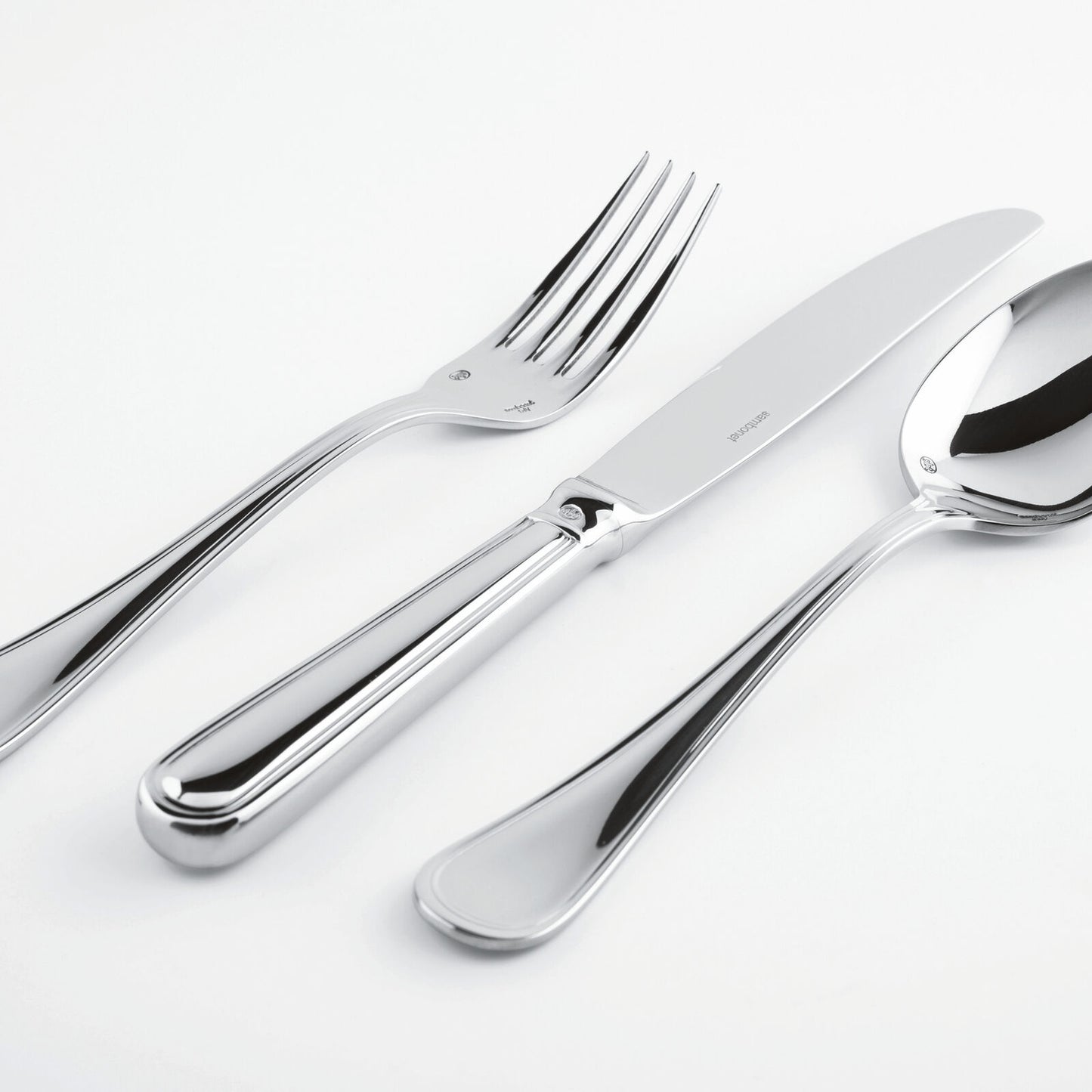 Contour 5-Piece Flatware Set + Serving Pieces (Sambonet)
