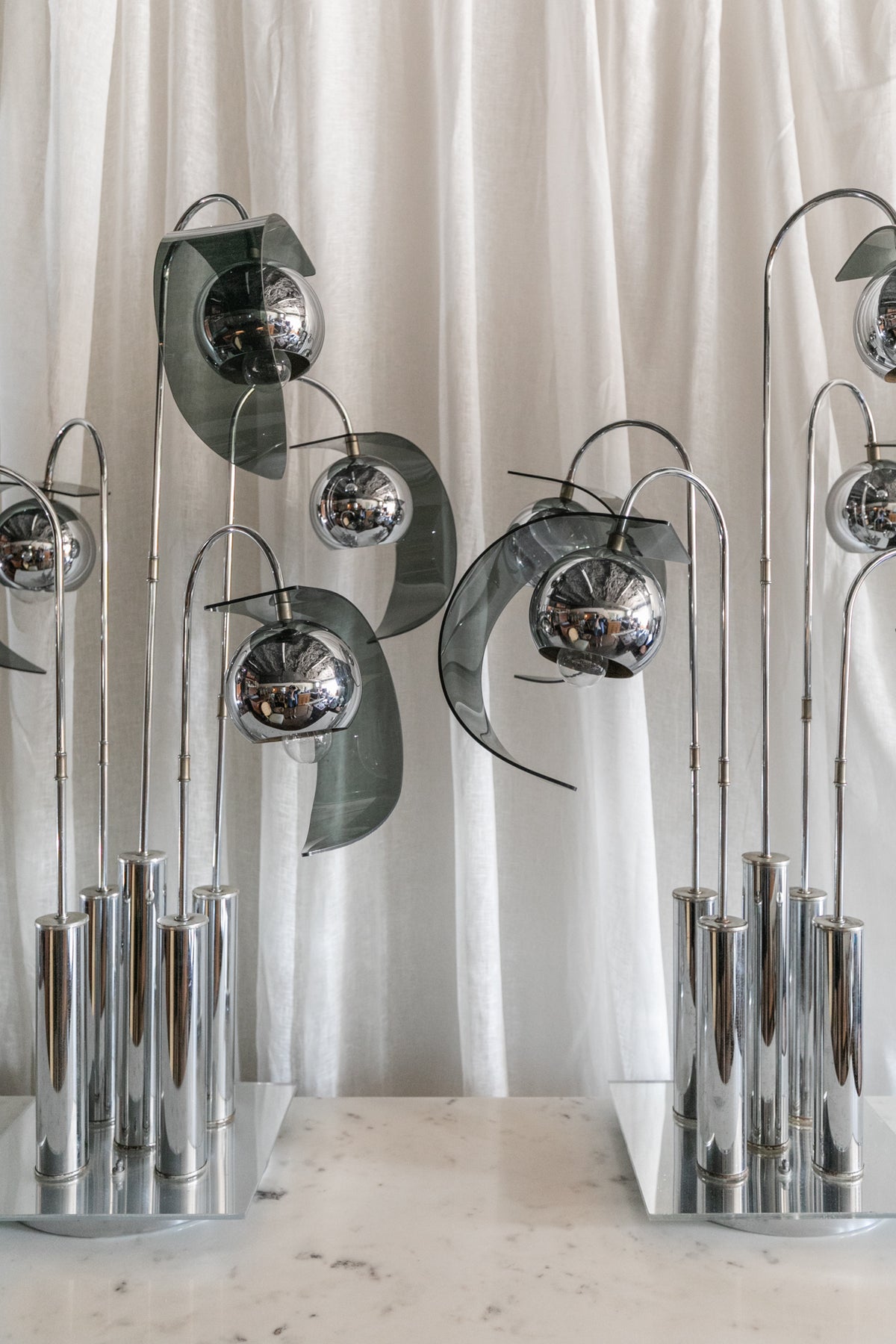 Midcentury Lamps, Pair