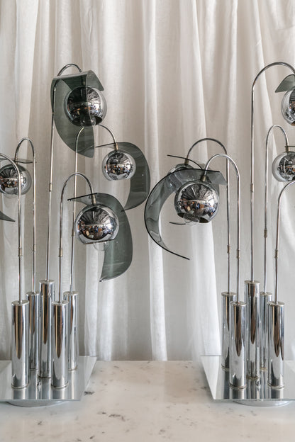Midcentury Lamps, Pair