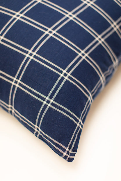 Windowpane Navy Bedding Collection