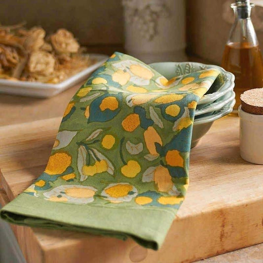 Yellow Fruit Tea Towel