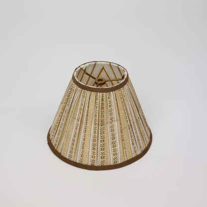 9" Ochre Stripe Lampshade