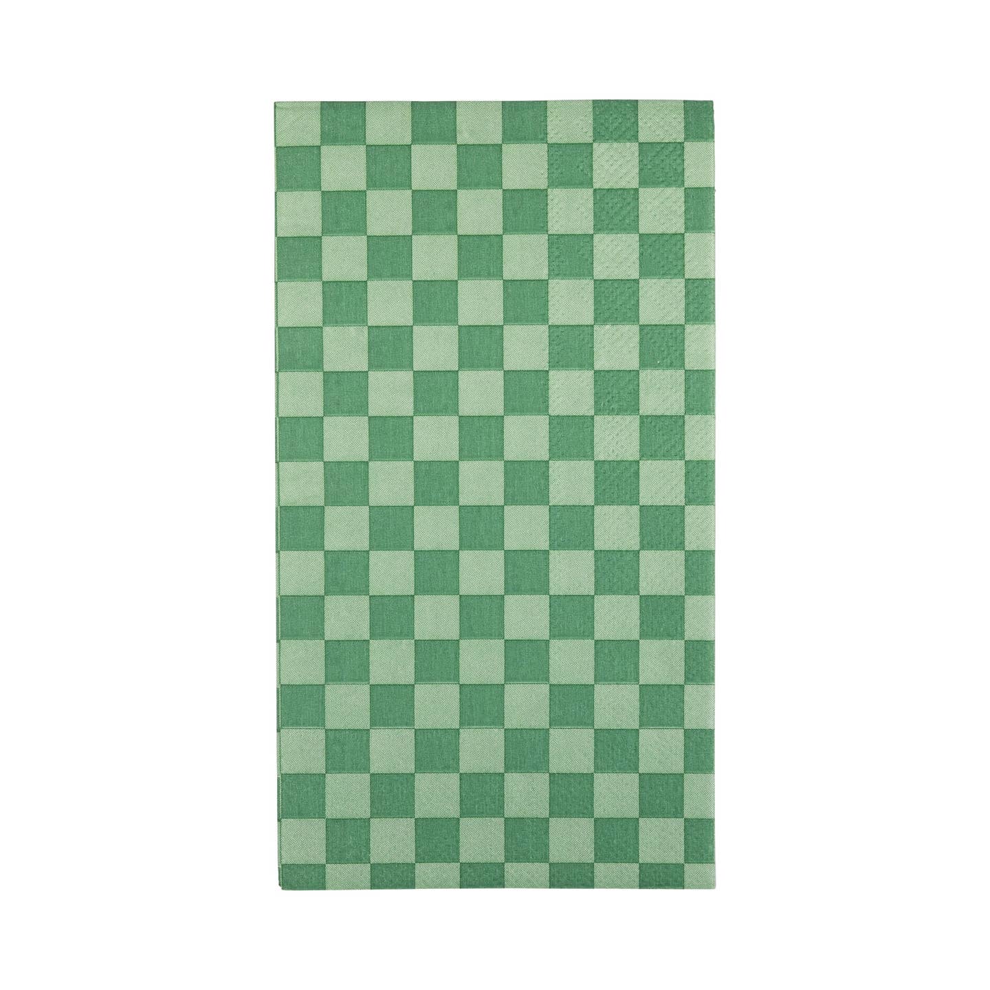 Green Checked Dinner Napkin