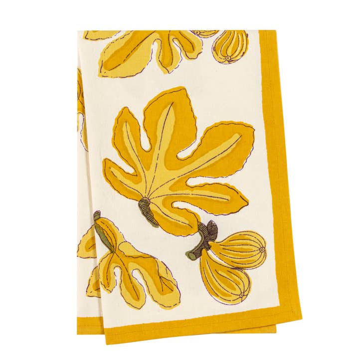 Fig Citrine Tea Towels