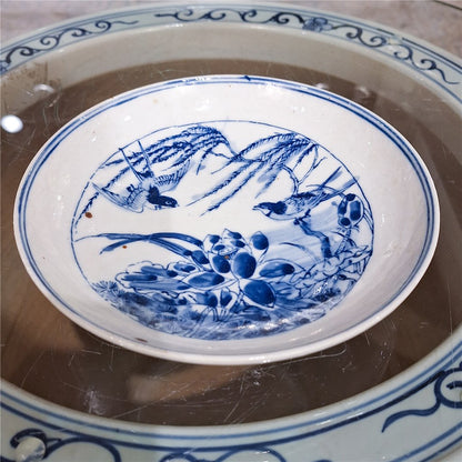 Porcelain Bird Dish
