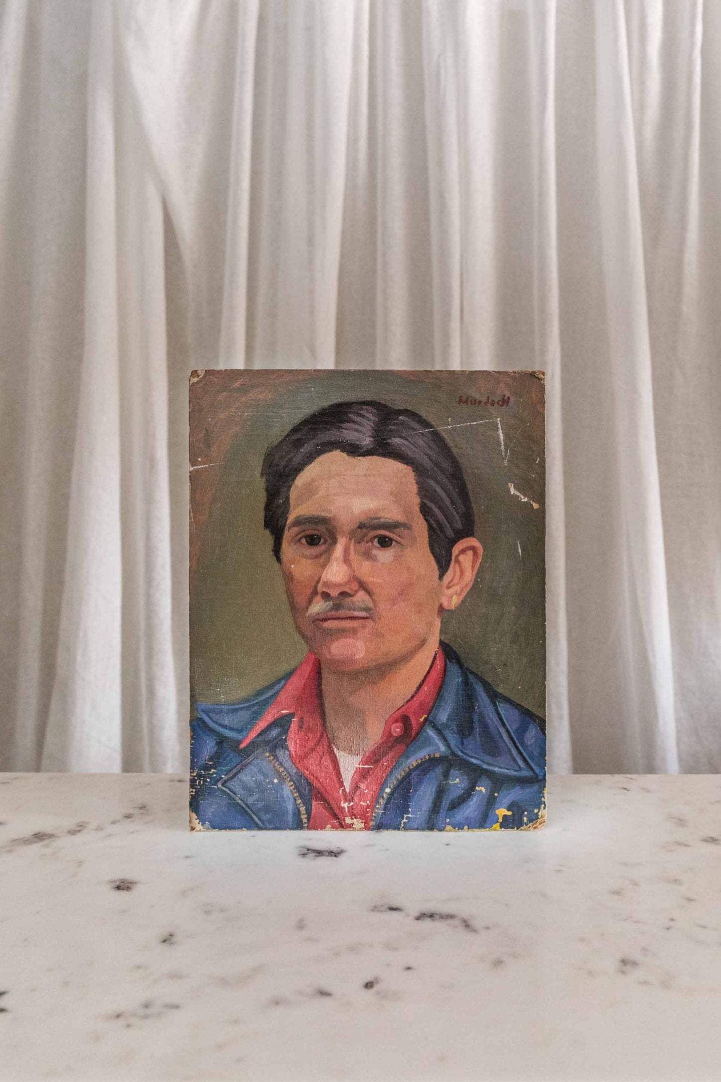 Portrait of a Man with a 'Stache