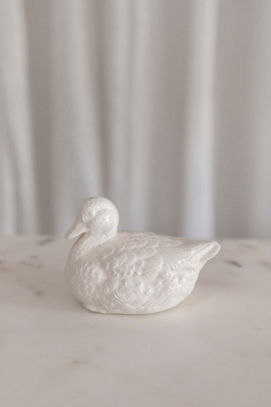 Signed Ceramic Duck