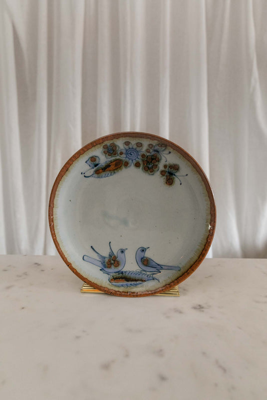 Bird Pottery Plate