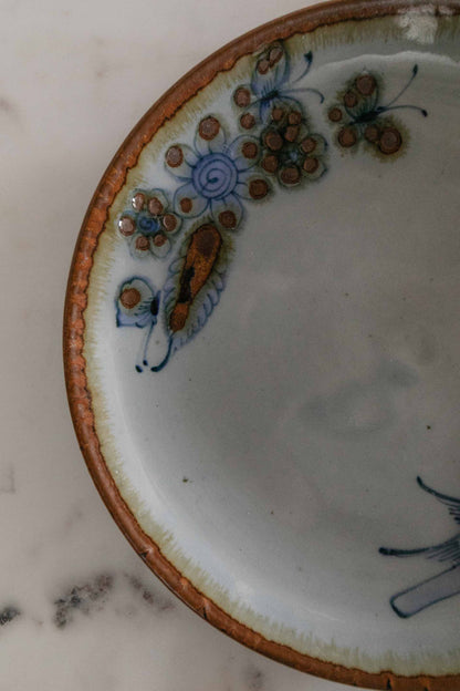 Bird Pottery Plate