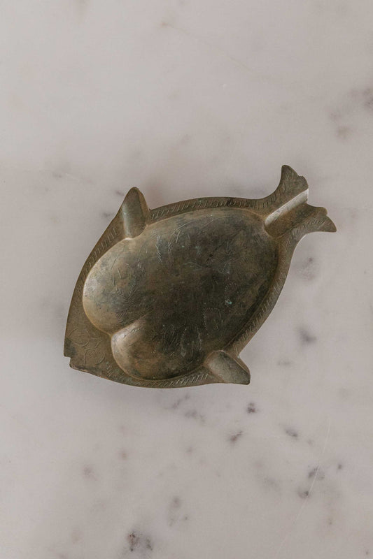 Brass Fish Dish