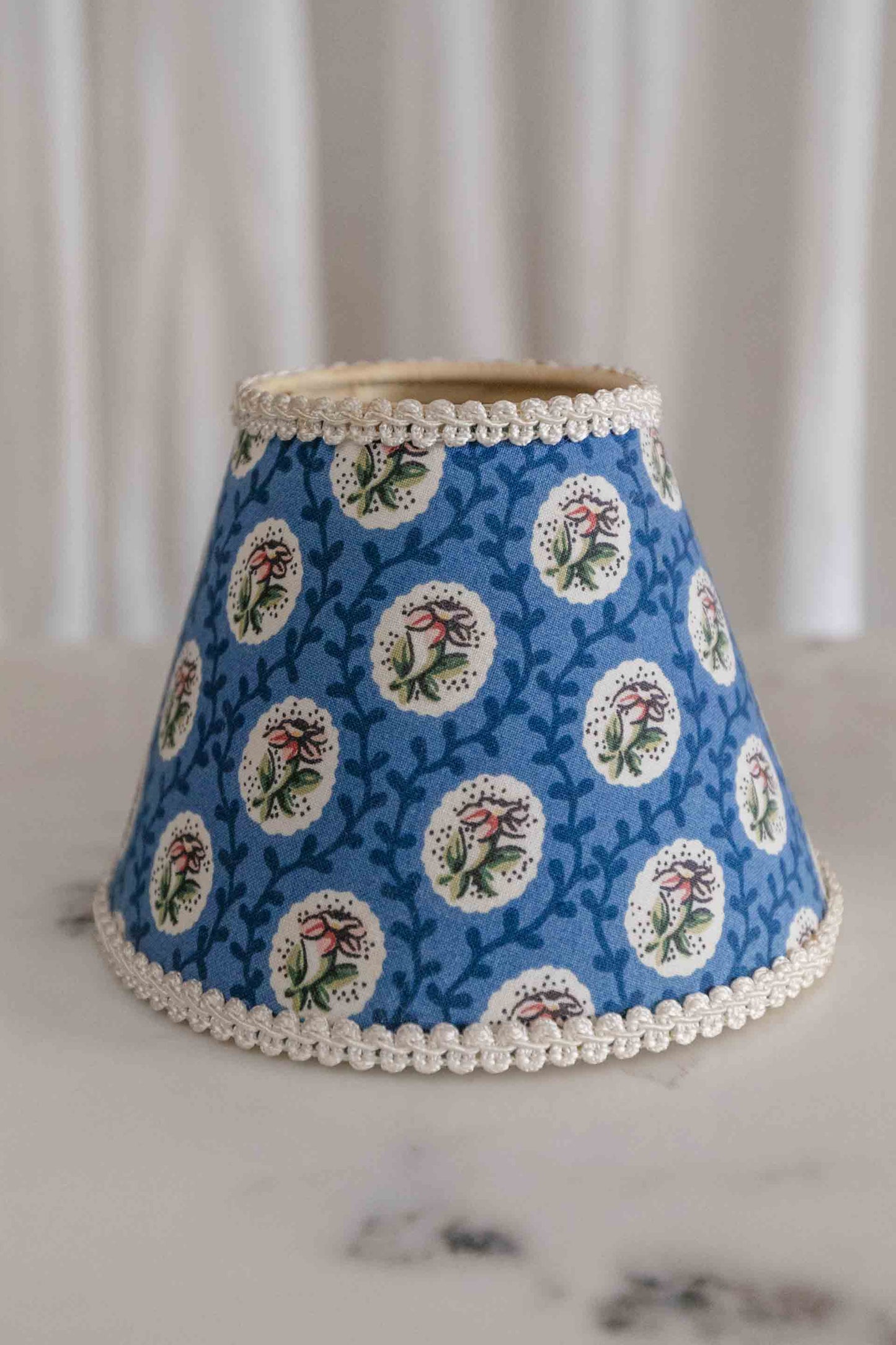 Blue and White Clip Shades