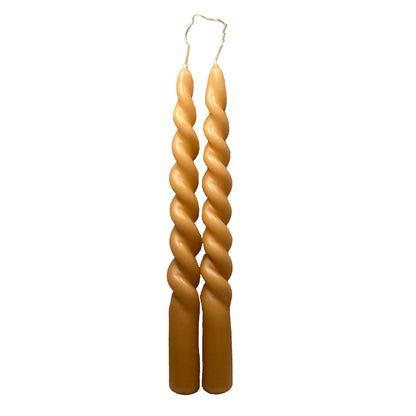 Hand Dipped Twisted Taper Candles