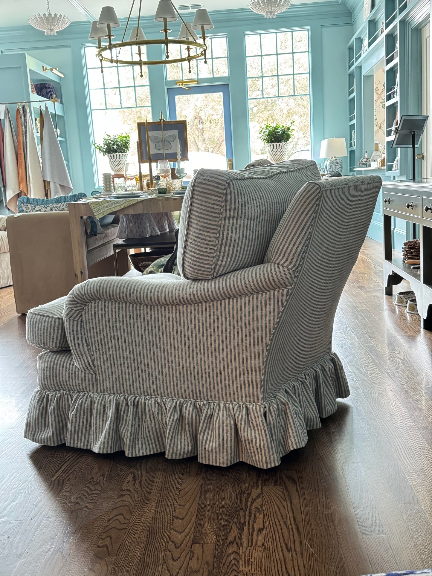 Skirted Arm Chair - Custom Upholstery Collection