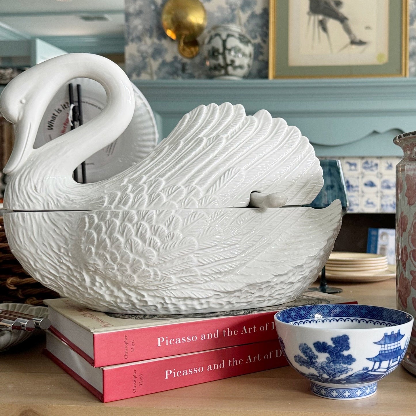 Vintage Swan Tureen