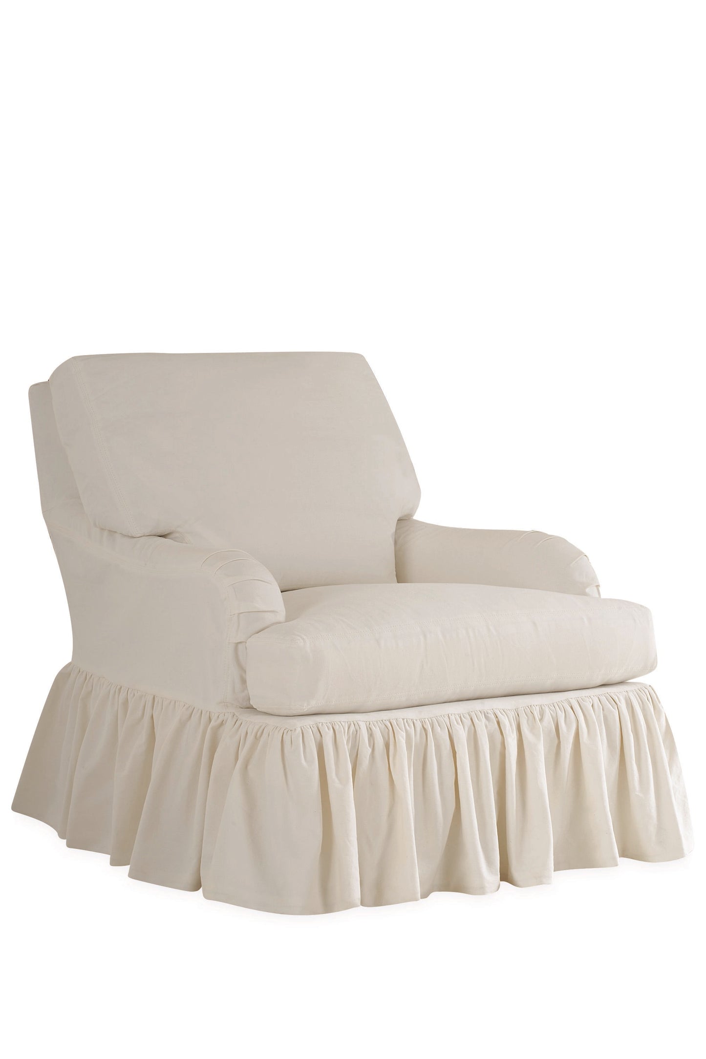 Ruffle Arm Chair - Custom Upholstery Collection