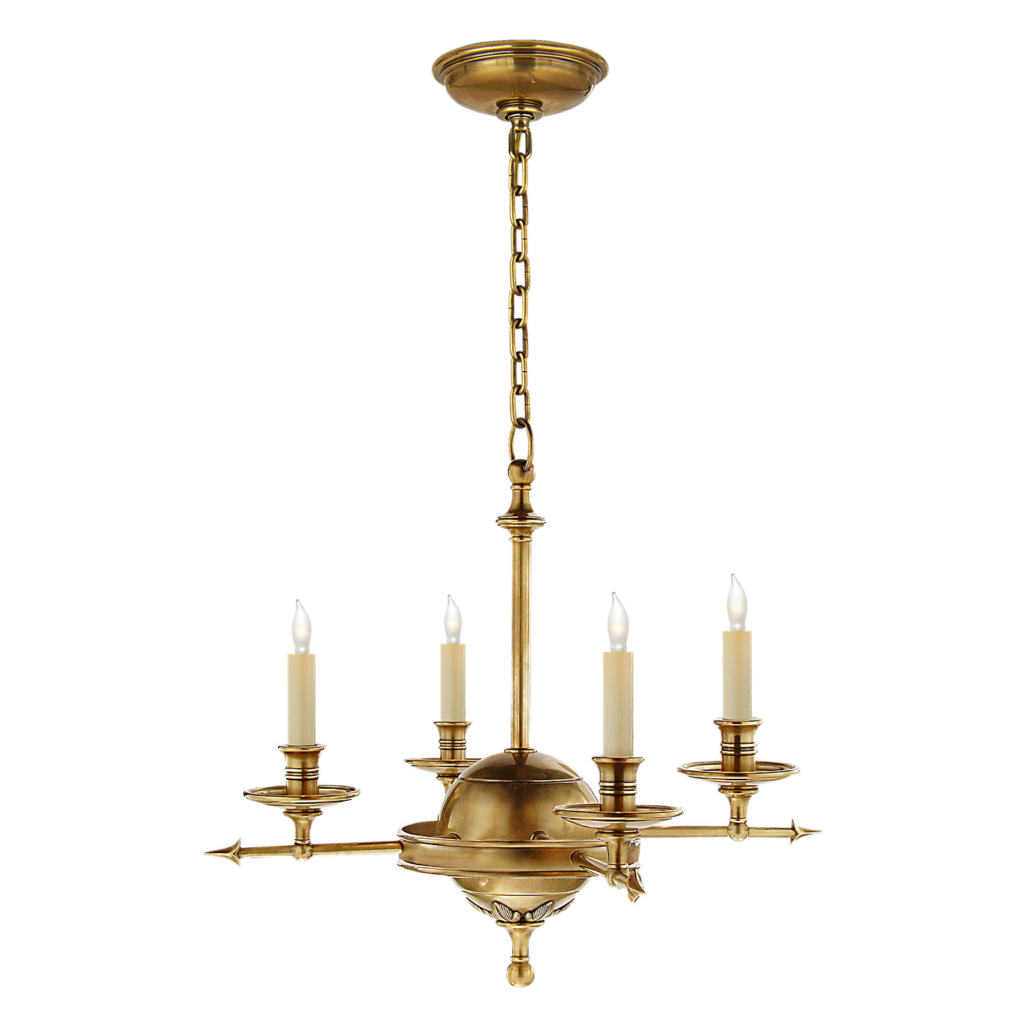 Leaf and Arrow Chandelier