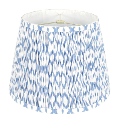 11" Blue Ikat Lampshade