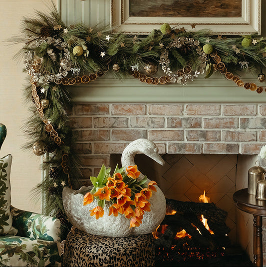 24" Large Serene Swan Planter