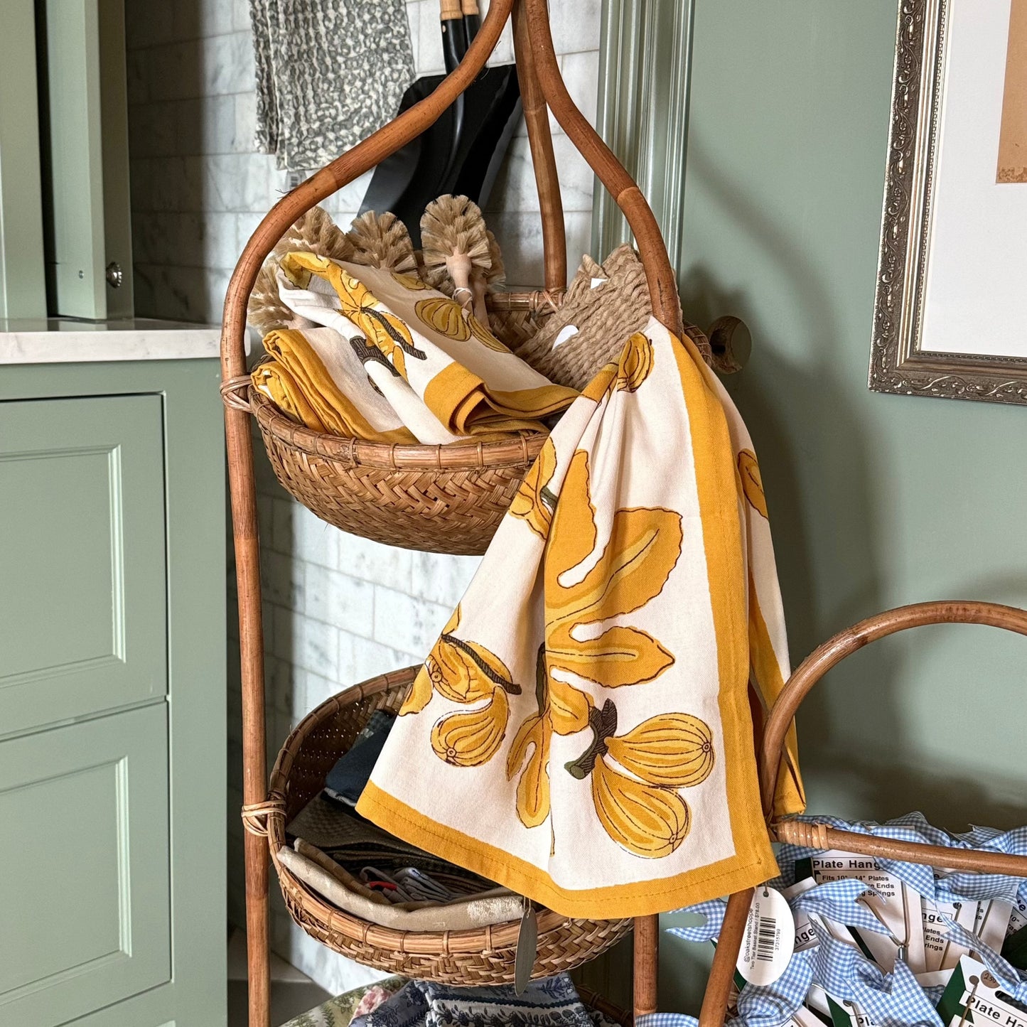 Fig Citrine Tea Towels