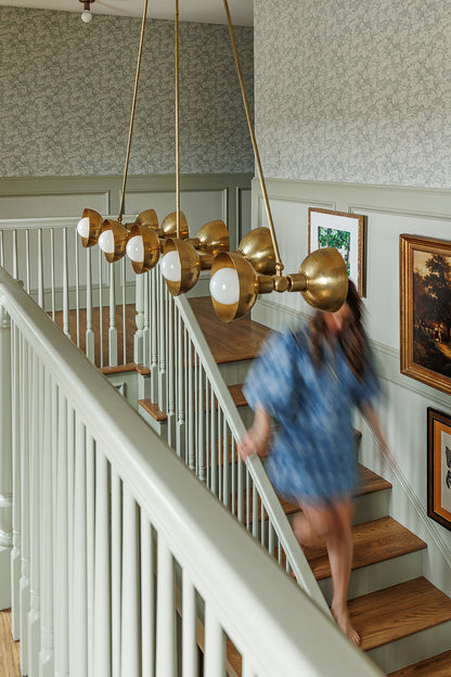 10-Light Linear Chandelier