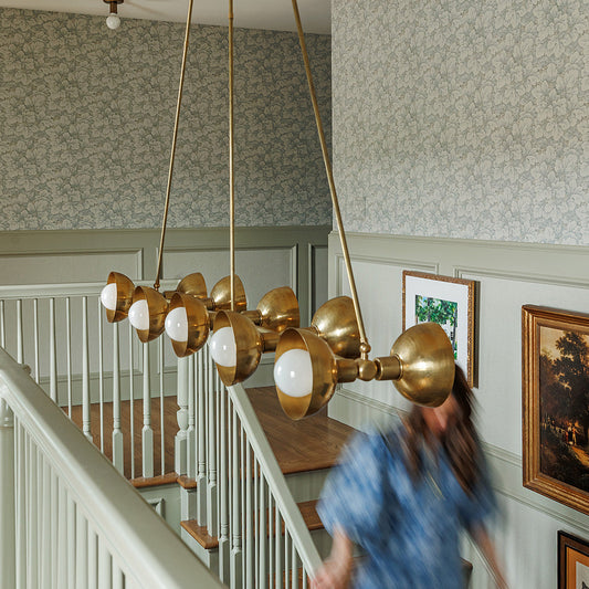 10-Light Linear Chandelier