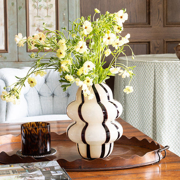 Striped Abstract Vase