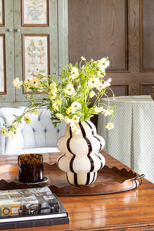 Striped Abstract Vase