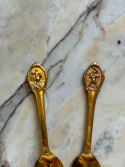 Mini Brass Spoons